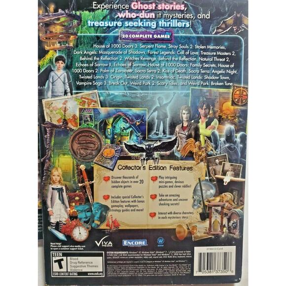 Y2k Lot 39 Hidden Object Mysteries Mystery Adventure Game PC Games CD Computer - Picture 5 of 9